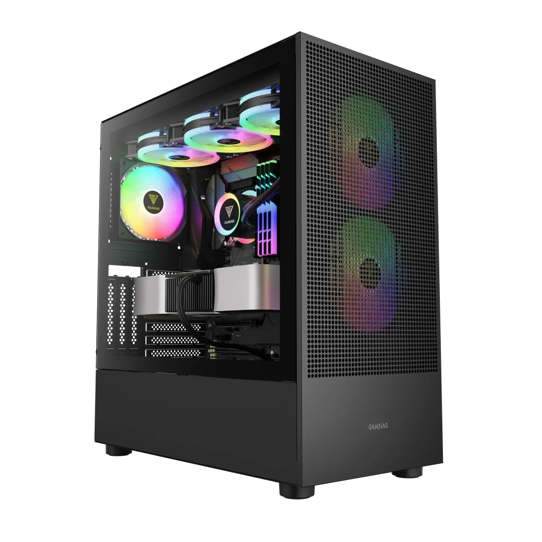 Gamdias Talos M3 Mesh Argb Mid Tower Gaming Case - Black