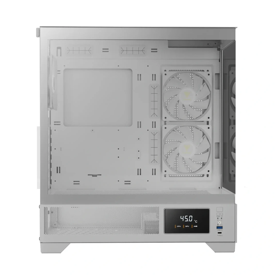 Gamdias Atlas M1 Argb Mid Tower Gaming Case - White