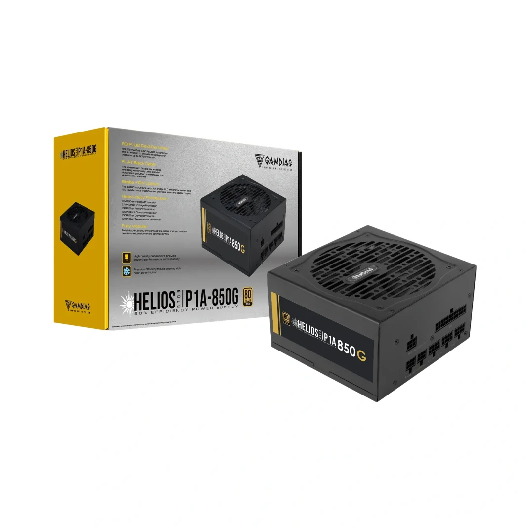 Gamdias Helios P1A-850G 850W 80 Plus Gold Gold Modular Power