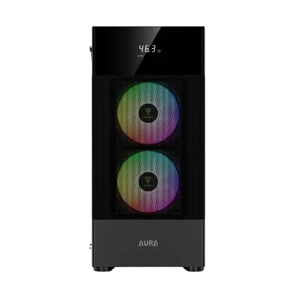 Gamdias Aura GC5 Elite Argb Mid Tower Gaming Case - Black