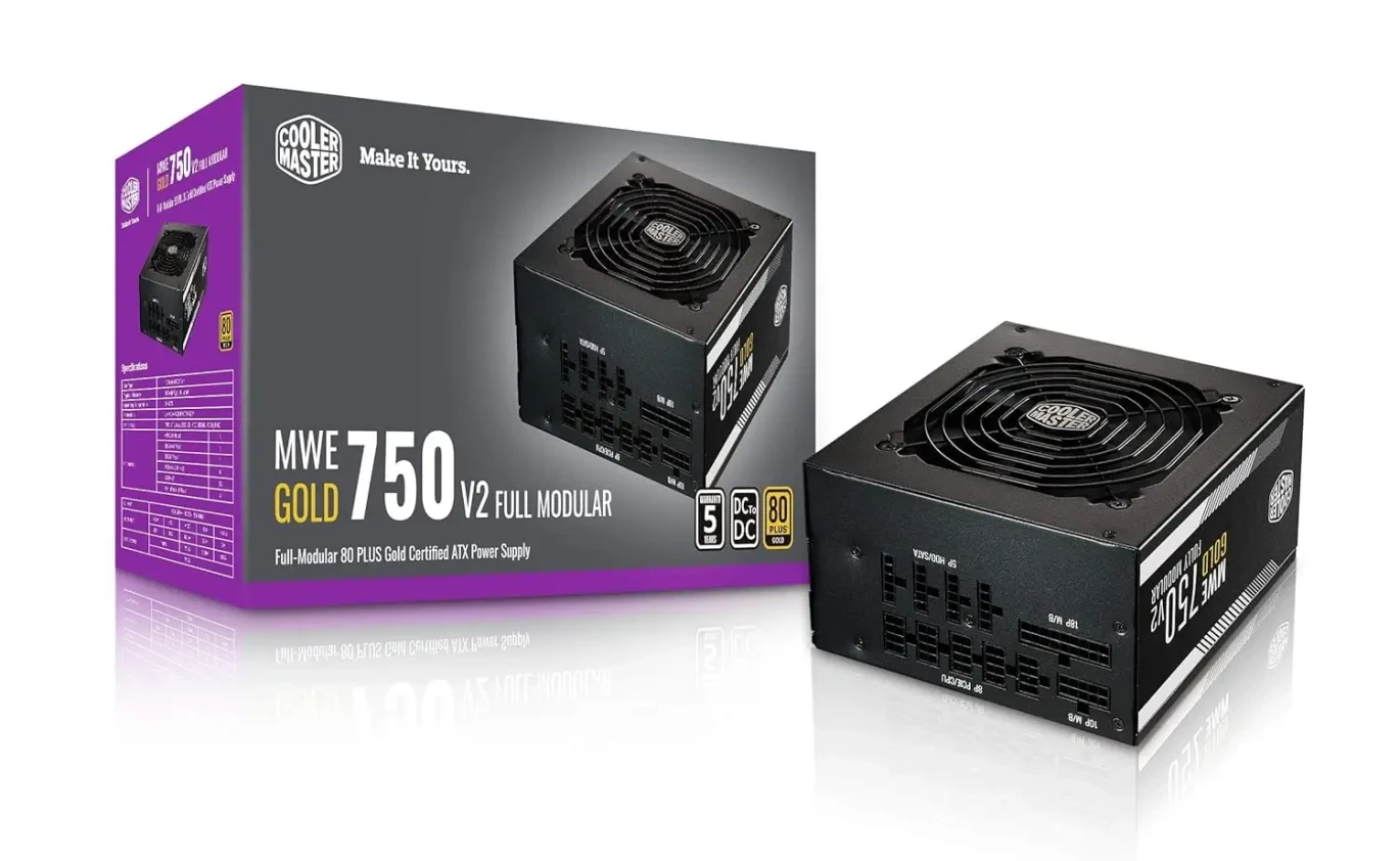 Cooler Master MWE750 750W V2 80+ Plus Gold Full Modular Power Supply