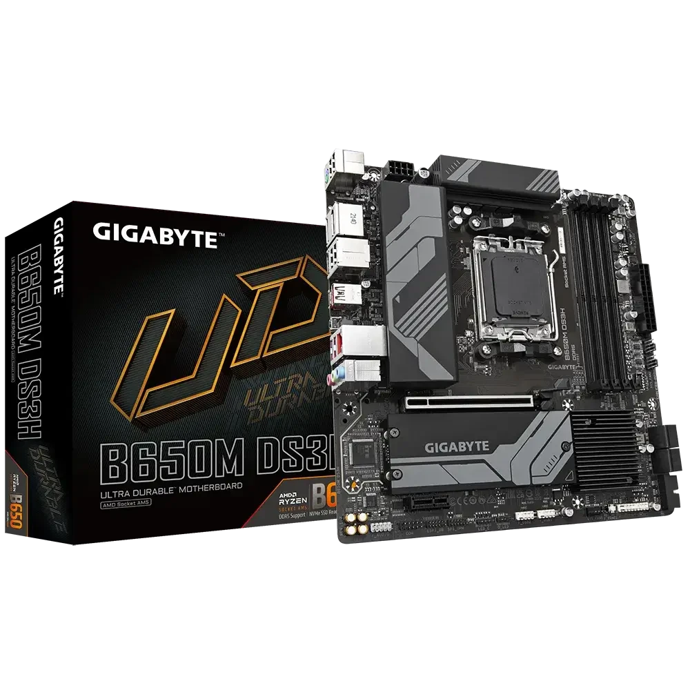 GIGABYTE B650M DS3H DDR5 Motherboard - For AMD