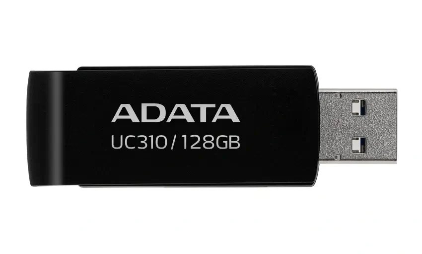 ADATA UC310 128GB USB Flash Drive - BLACK
