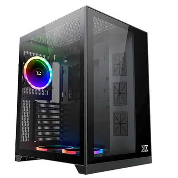 Xigmatek Aquarius S RGB Case Glass - Black