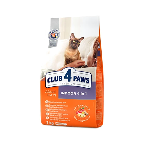 Club 4 Paws Adult Cats (في الباب 4 في 1) 14 كجم