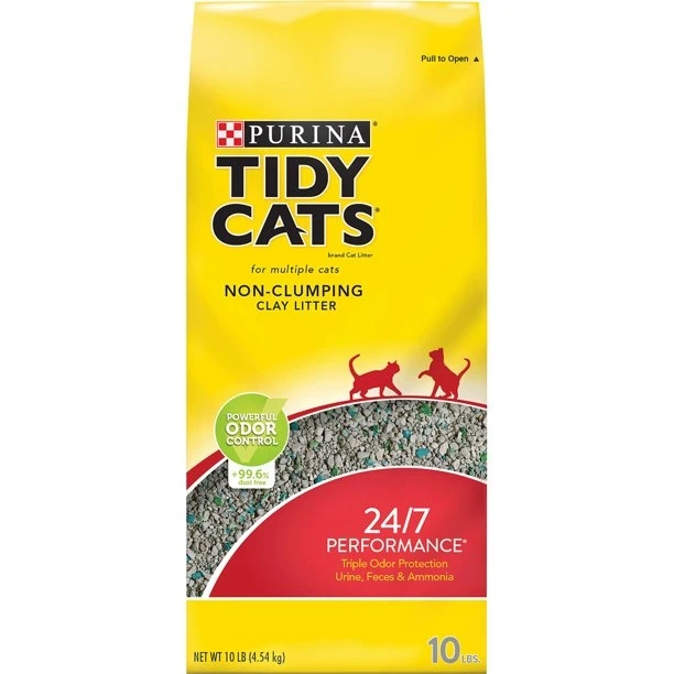 رمل قطط Purina Tidy Cats غير متكتل للأداء المتعدد 10 رطل