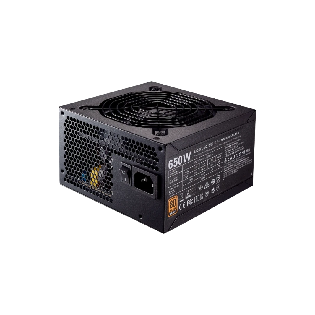 Cooler Master MWE Bronze 650 80 Plus Bronze ATX PSU