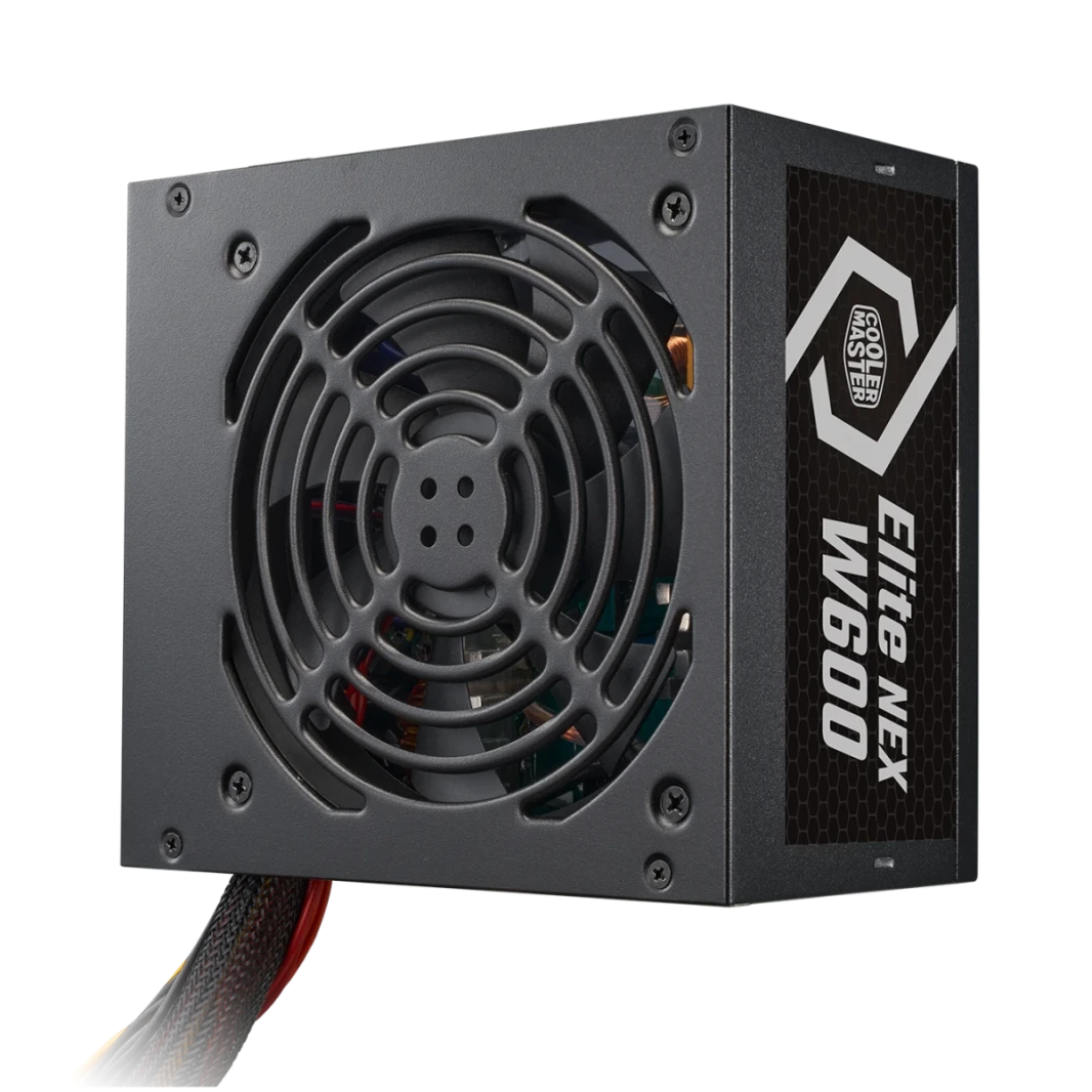 Cooler Master Elite Nex White W600 230V ، 600W 80+ مستوى الدخول الأبيض متين وآمن