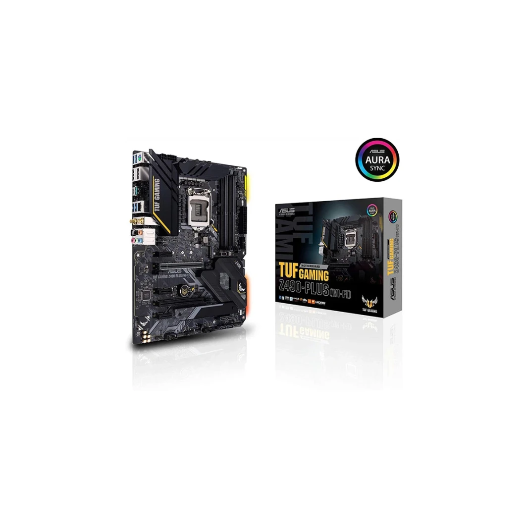 ASUS TUF Gaming Z490-Plus (WiFi 6) Dual M.2 Aura Sync