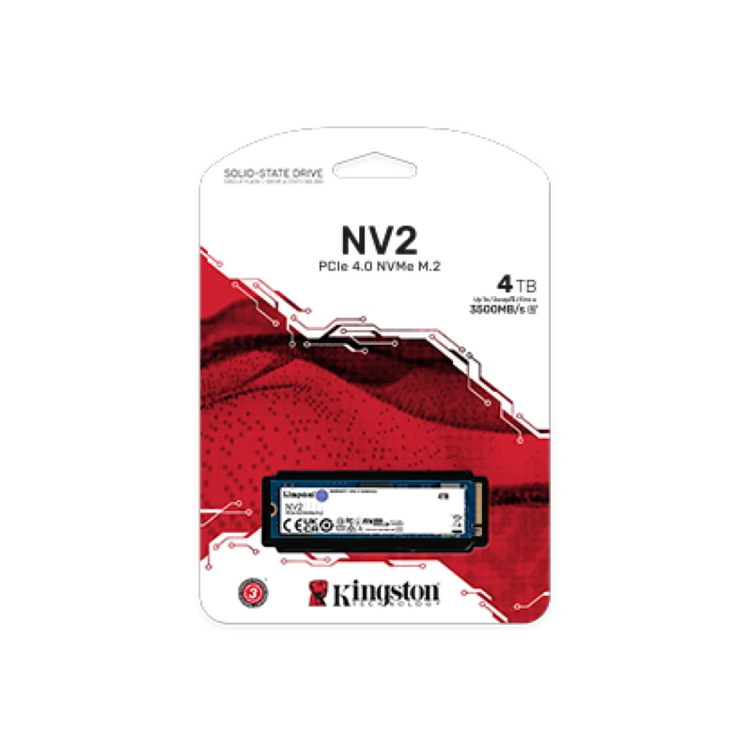 Kingston NV2 4TB PCIE 4.0 NVME SSD