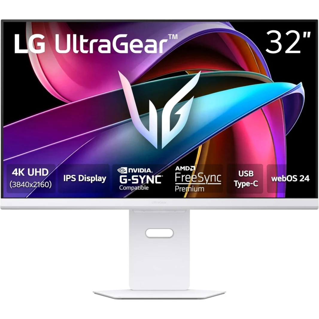 LG 32G810SA-W UltraGear™ 32" 4K UHD IPS Gaming Monitor.