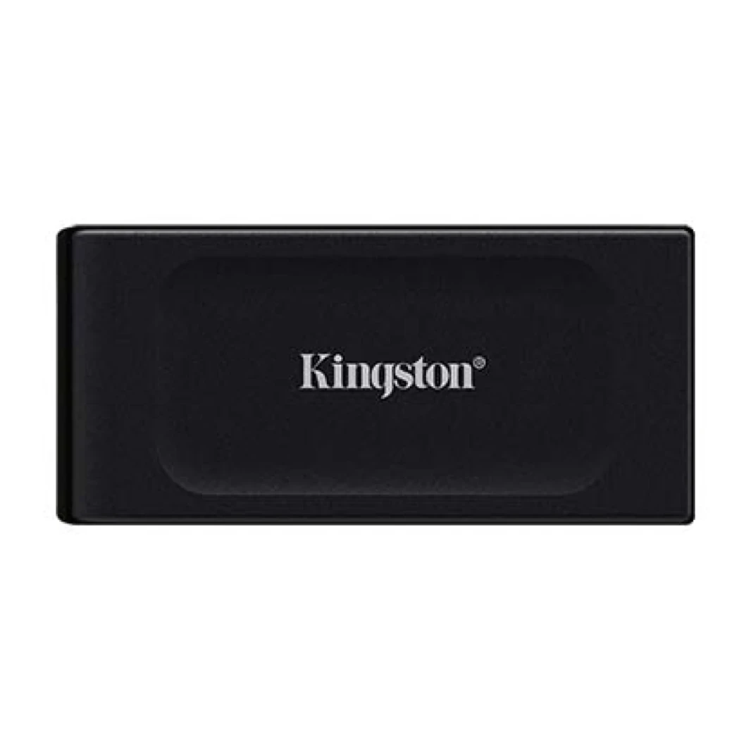 Kingston XS1000 2TB عالي الأداء بحجم الجيب SSD USB C W/ USB-C إلى كابل USB-A