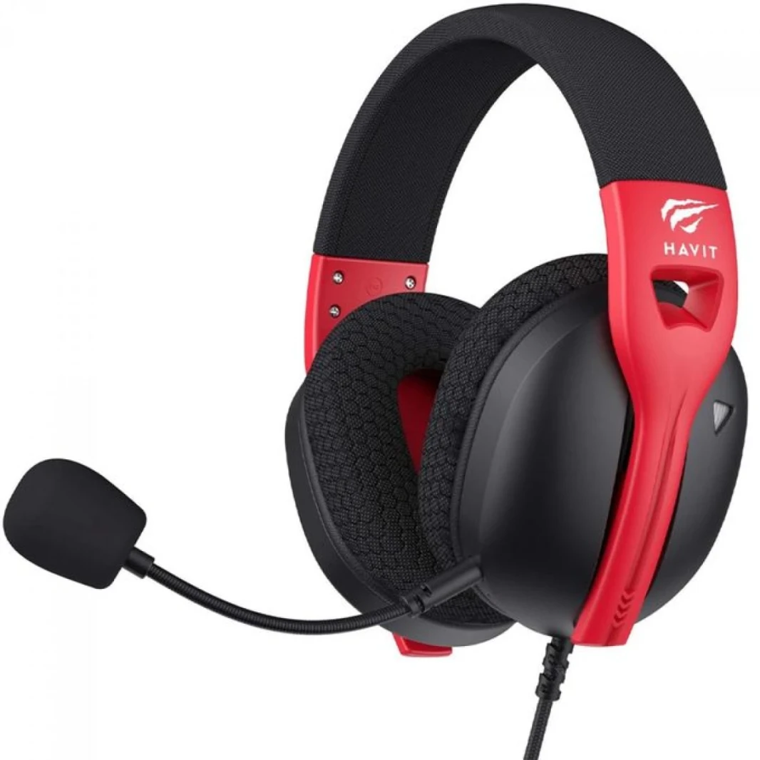 HAVIT Fuxi-H5D 3.5mm Gaming Headphones – Black & Red