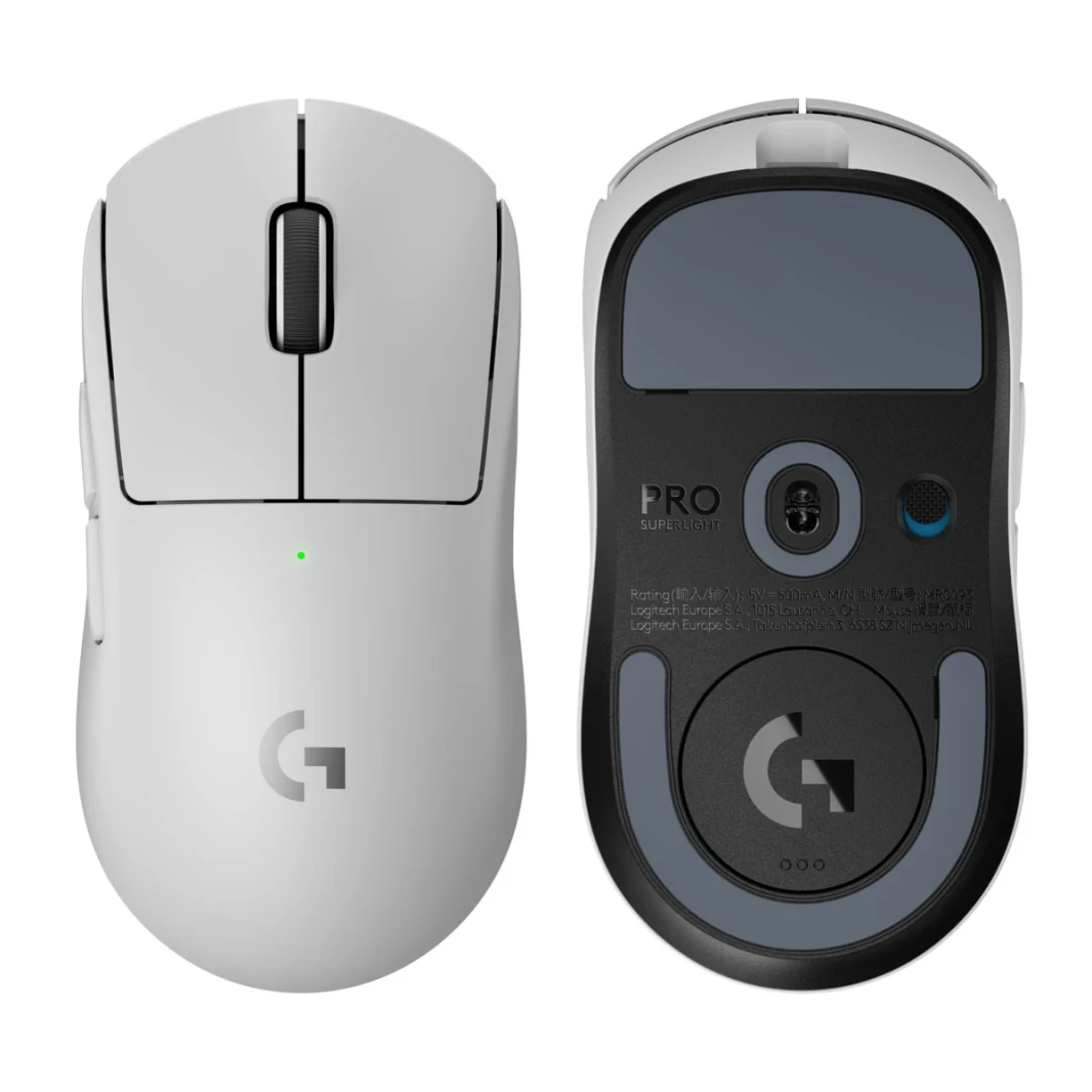 Logitech G PRO X SUPERLIGHT 2 LIGHTSPEED Wireless Gaming Mouse, Lightweight, LIGHTFORCE Hybrid- White