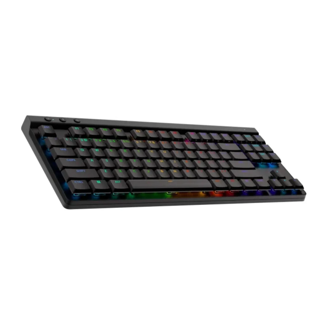 Logitech G G515 TKL, Wired Ultra-Slim Gaming Keyboard, Fully Customizable RGB, Double Layer PBT Keyboards, US International QWERTY Keyboard - Black