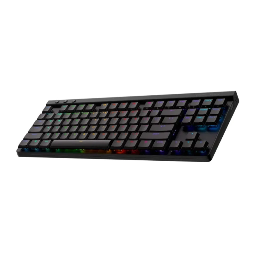 Logitech G G515 TKL, Wired Ultra-Slim Gaming Keyboard, Fully Customizable RGB, Double Layer PBT Keyboards, US International QWERTY Keyboard - Black