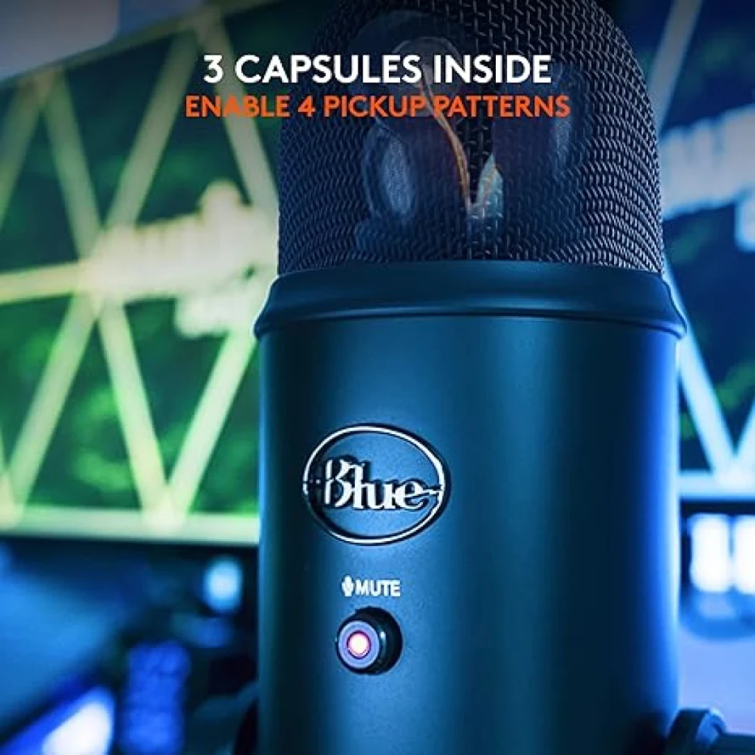 Logitech Yeti Blue USB ميكروفون