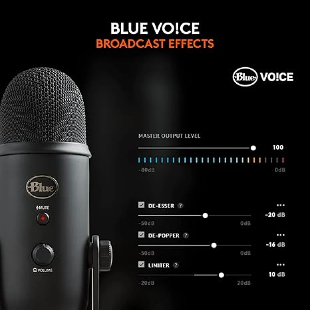 Logitech Yeti Blue USB ميكروفون