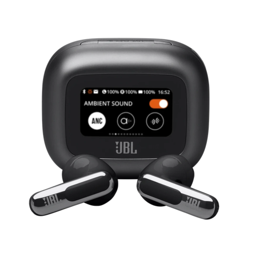 JBL LIVE FLEX 3 True-Adaptive Noise Cancelling Perfect Calls - Black