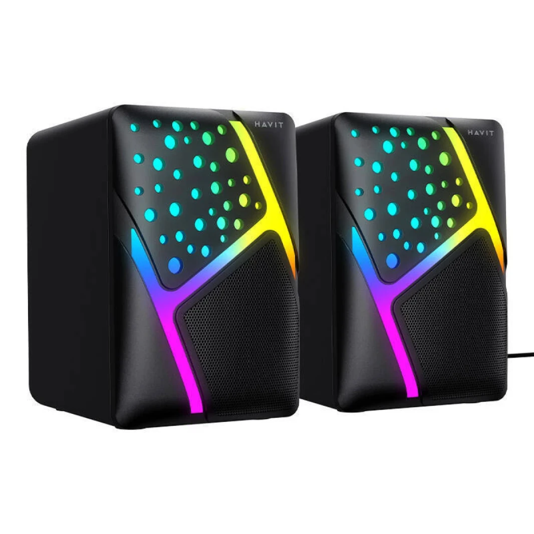 Havit HV-SK763 2.0 RGB USB مكبر صوت أسود