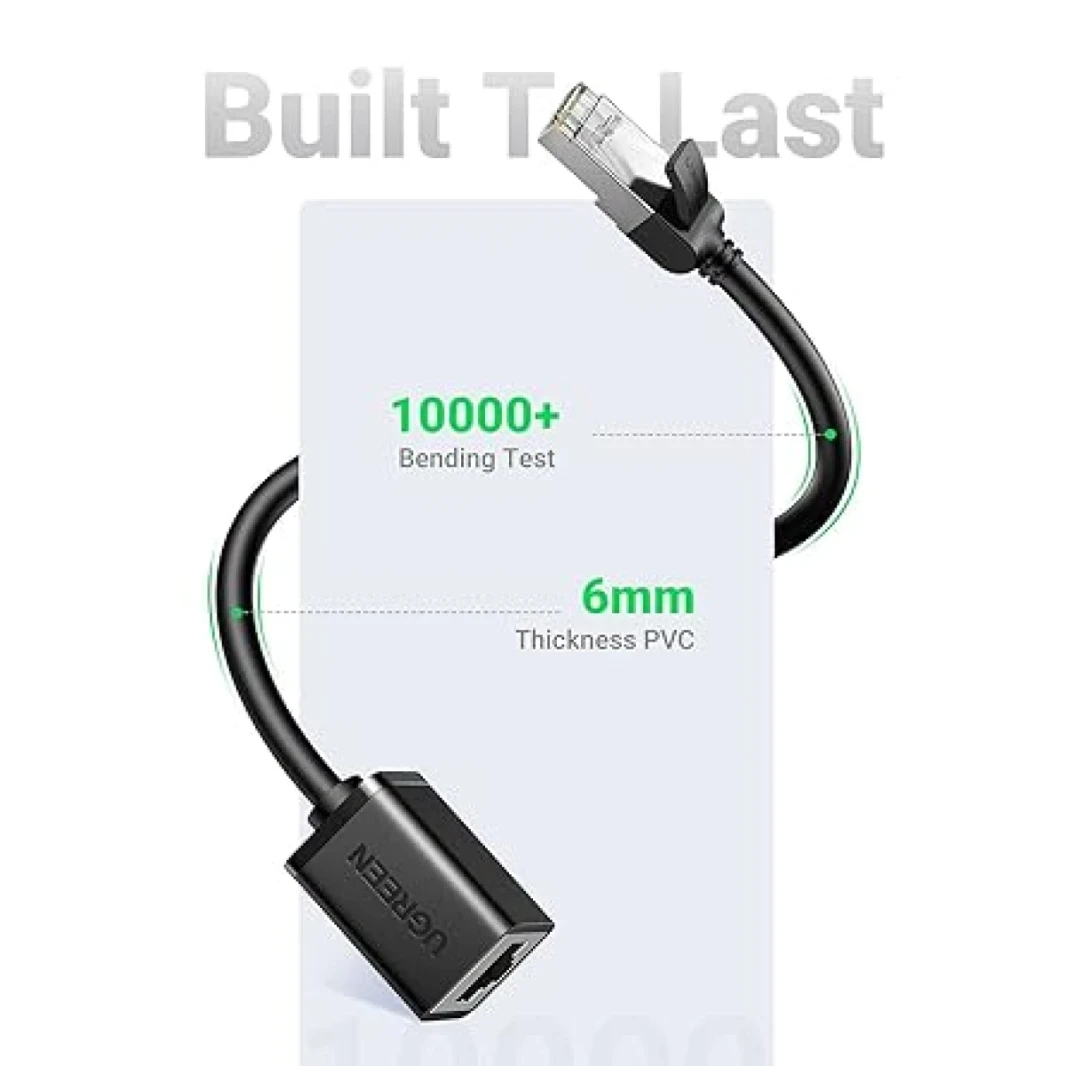 ugreen cat6 f/utp Ethernet RJ45 تمديد الذكور/الإناث 5M