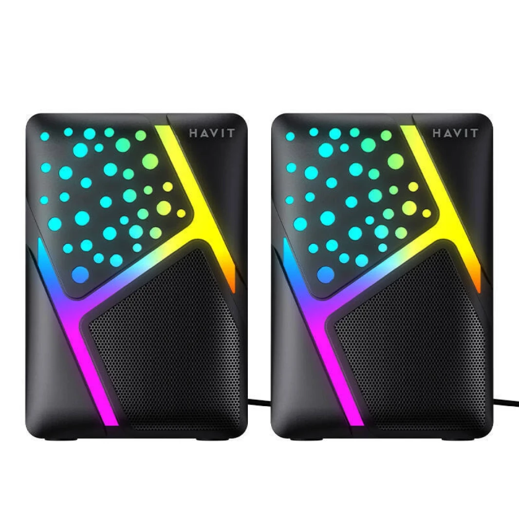 Havit HV-SK763 2.0 RGB USB مكبر صوت أسود