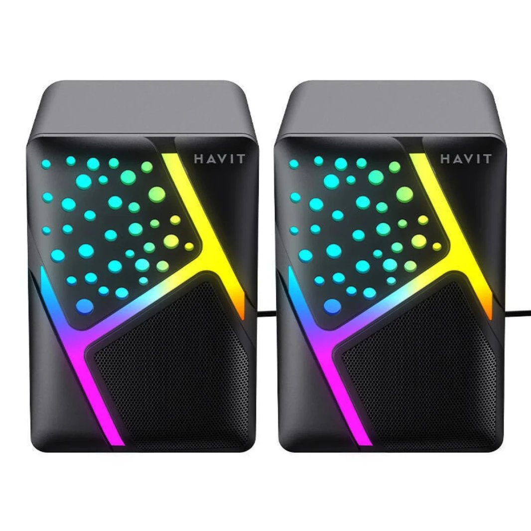 Havit HV-SK763 2.0 RGB USB مكبر صوت أسود