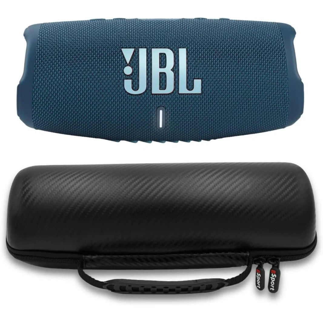 JBL Charge 5 مكبر صوت مضاد للماء مع PowerBank - الأزرق