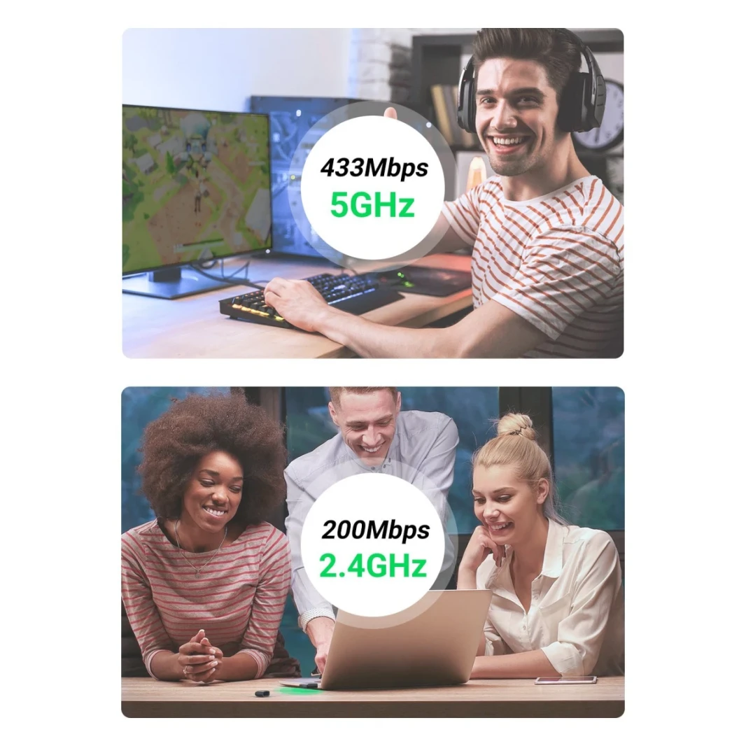 UGREEN AC650 DUAL BAND USB WIFI ADAPTER
