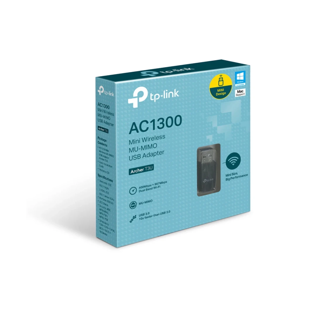 TP-Link Archer T3U AC1300 Mini Wireless MU-MIMO USB Adapter