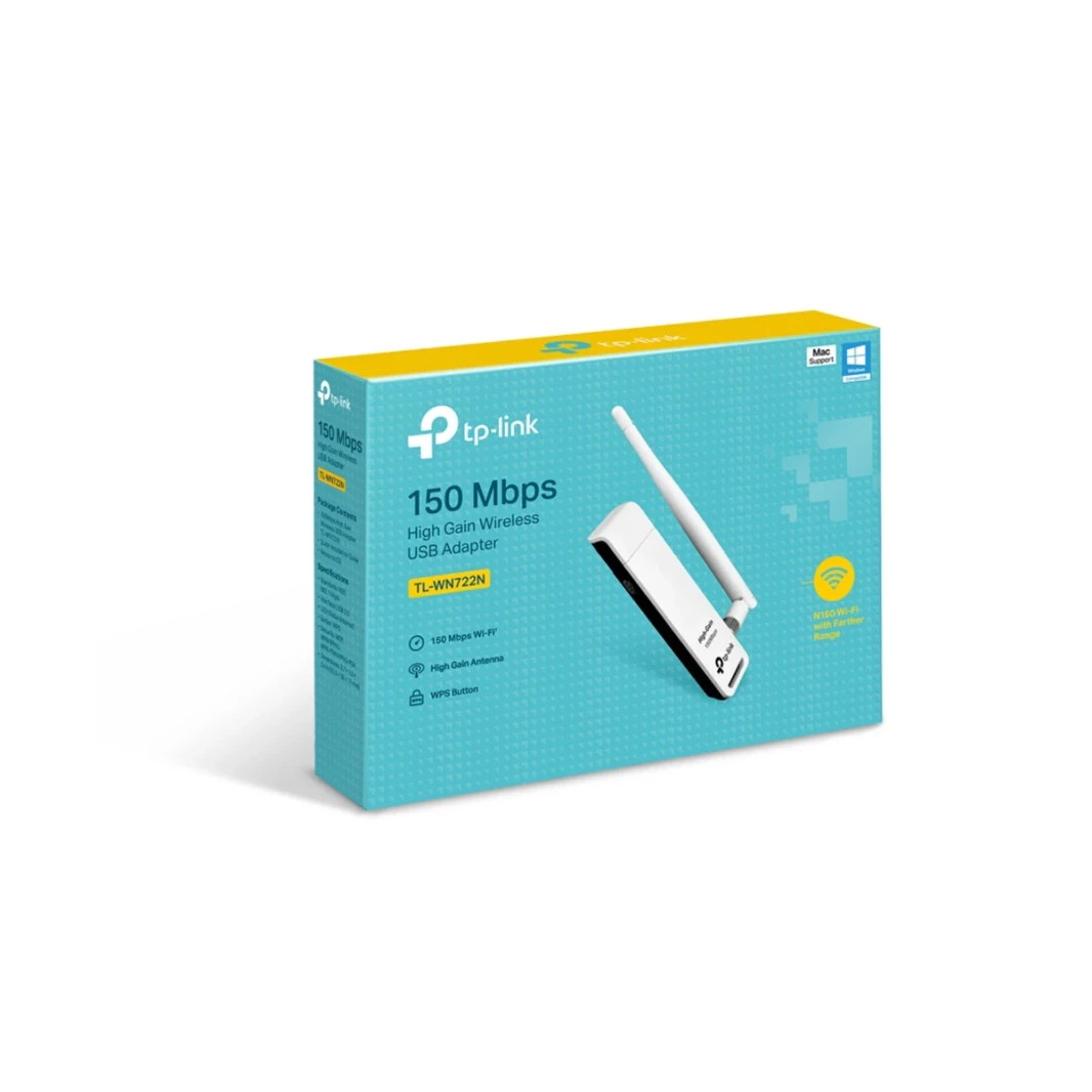 TP-Link TL-WN722N 150Mbps High Gain Wireless USB Adapter