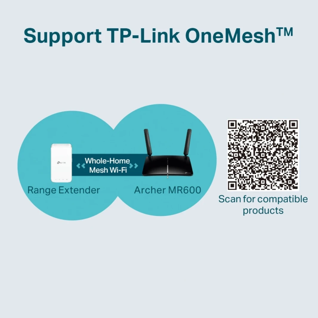 TP-Link Archer MR600 4G+ CAT6 AC1200 Wireless Dual Band Gigabit Router