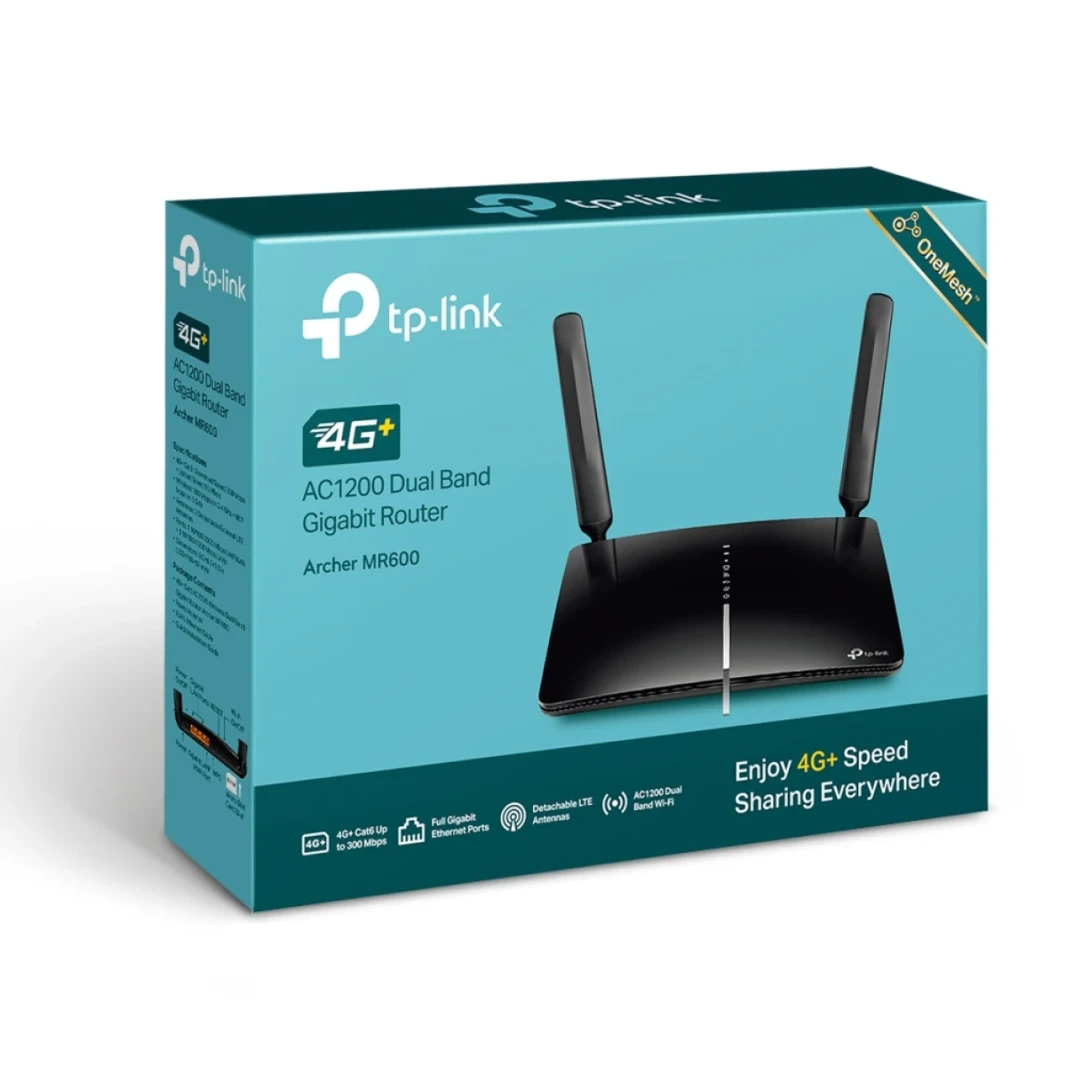 TP-Link Archer MR600 4G+ CAT6 AC1200 Wireless Dual Band Gigabit Router