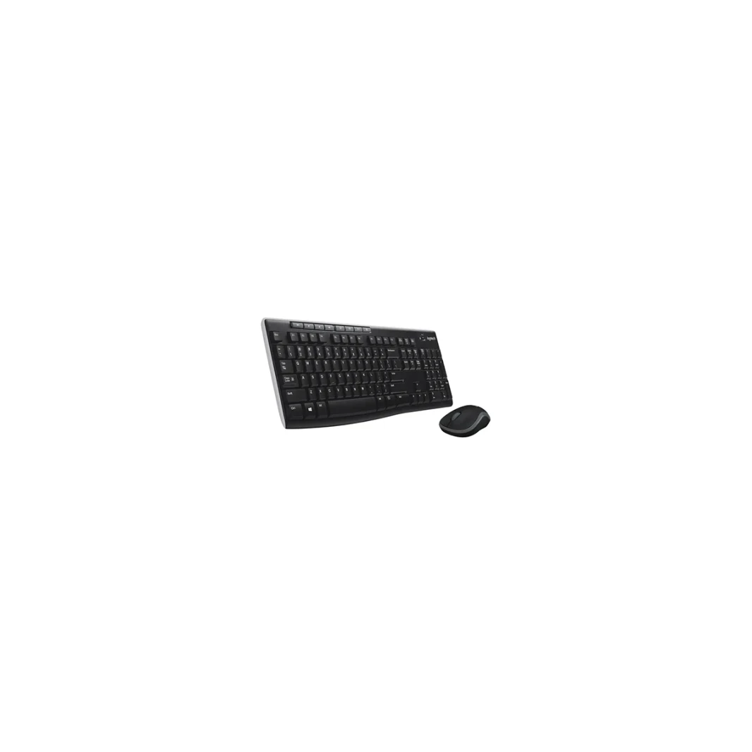 Logitech MK270 لوحة المفاتيح اللاسلكية وسرد الماوس (أسود)