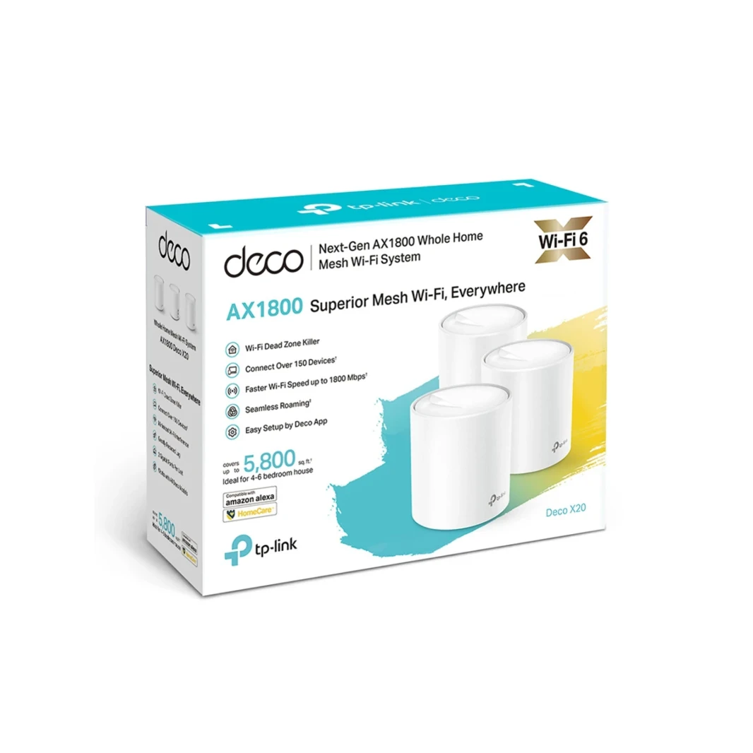 TP-Link Deco X20 (3-pack) AX1800 Whole Home
