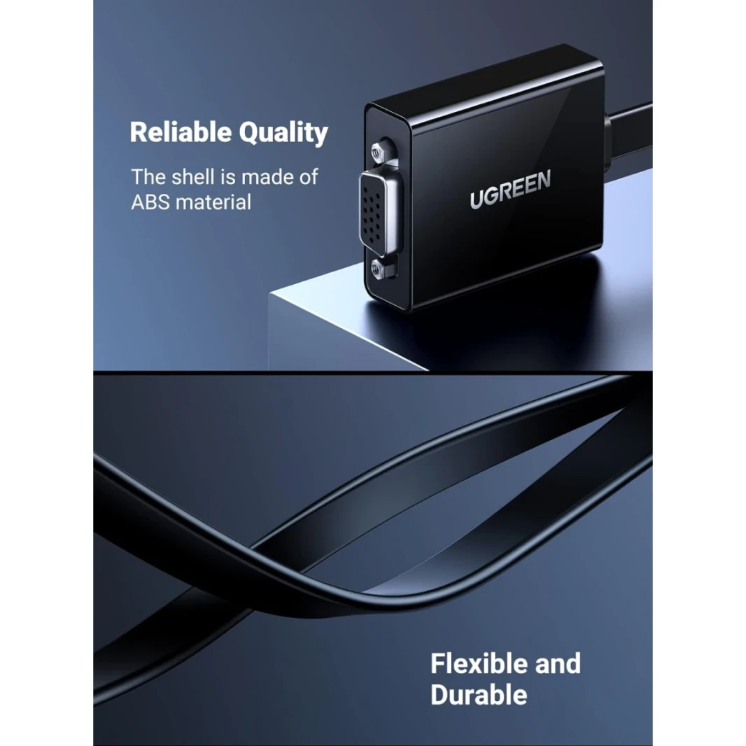 UGREEN Active HDMI to VGA Adapter