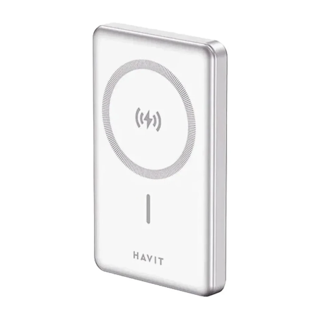 Havit PB5203 بنك الطاقة المغناطيسي - الفضة