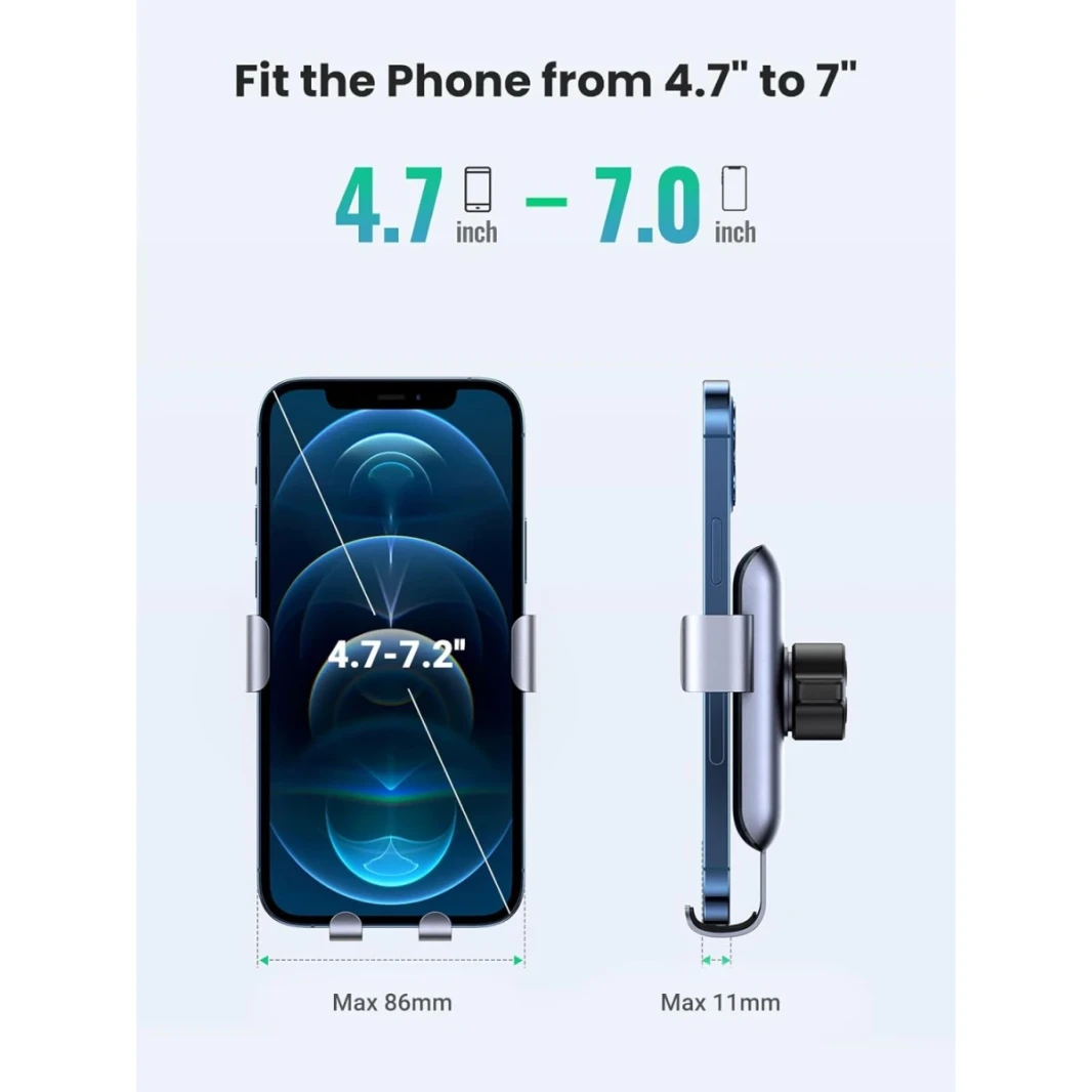 حامل هاتف Ugreen Car Phone Air Vate Gravity هاتف مناسب للتنفيس المستدير