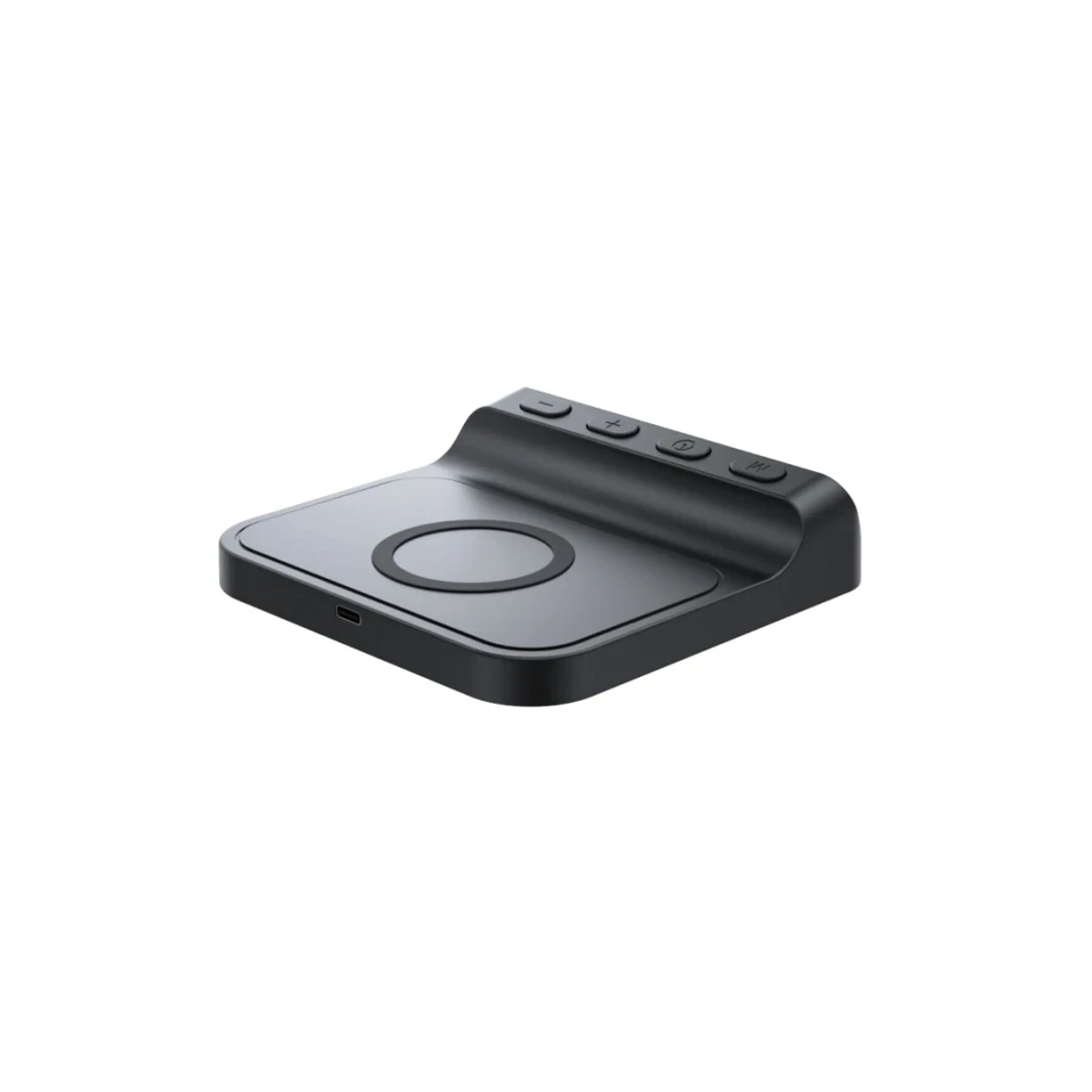 HAVIT W3031-BK 3-in-1 Wireless 15W Qi Charger with Alarm Clock – Black