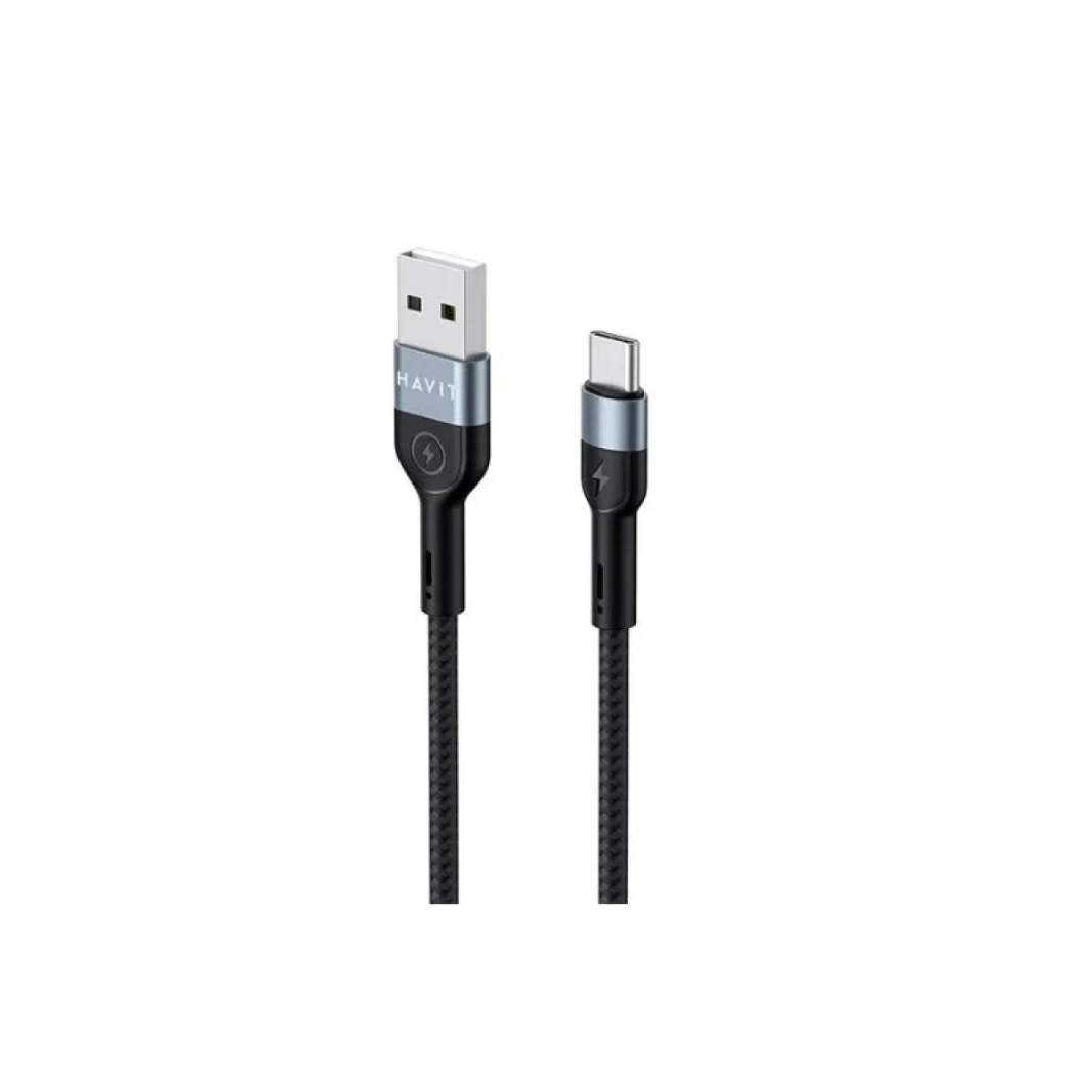 Havit CB623C USB إلى كبل بيانات الهاتف الذكي من النوع C 2.1A