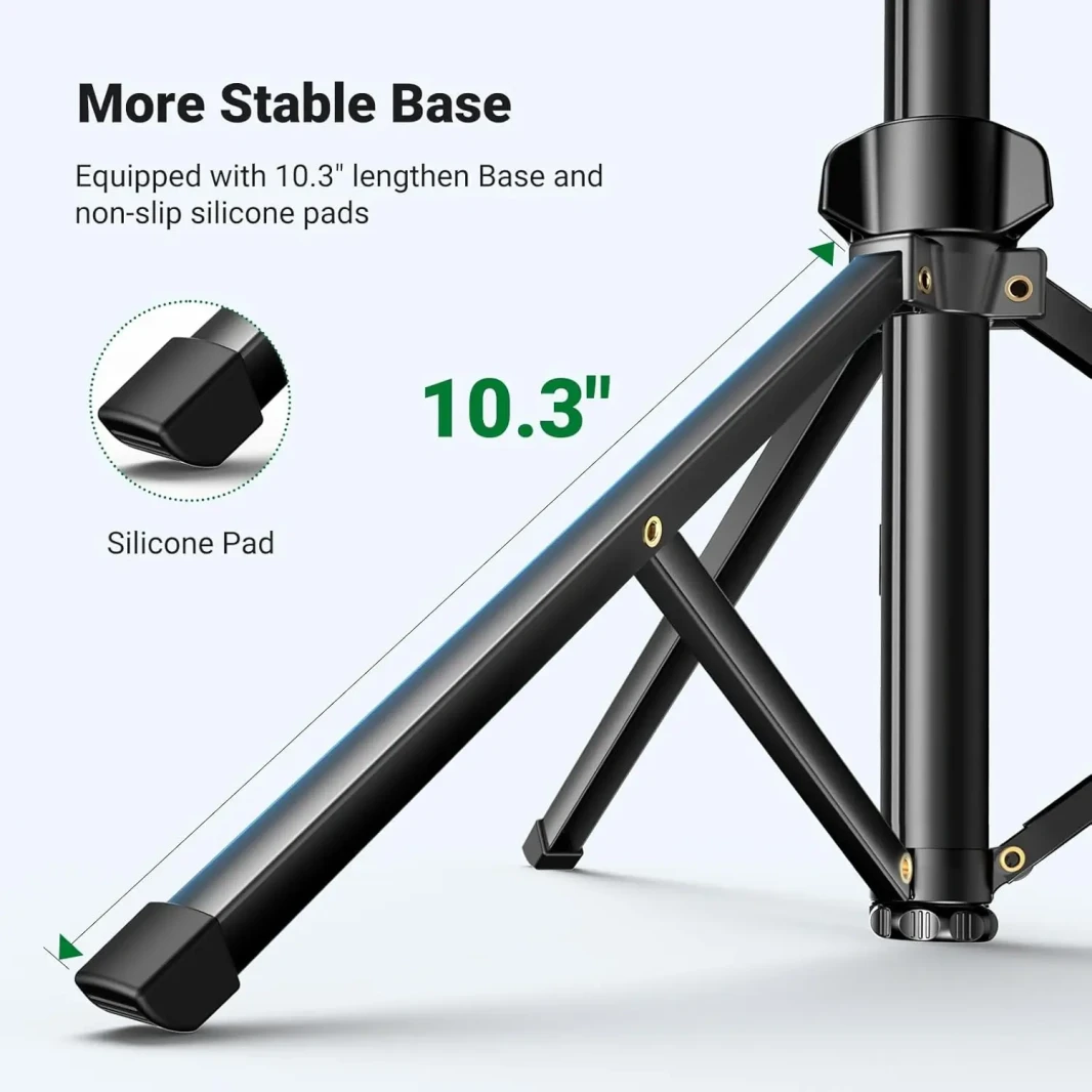 UGREEN 15609 70-inch Aluminum Phone Tripod with Bluetooth Remote