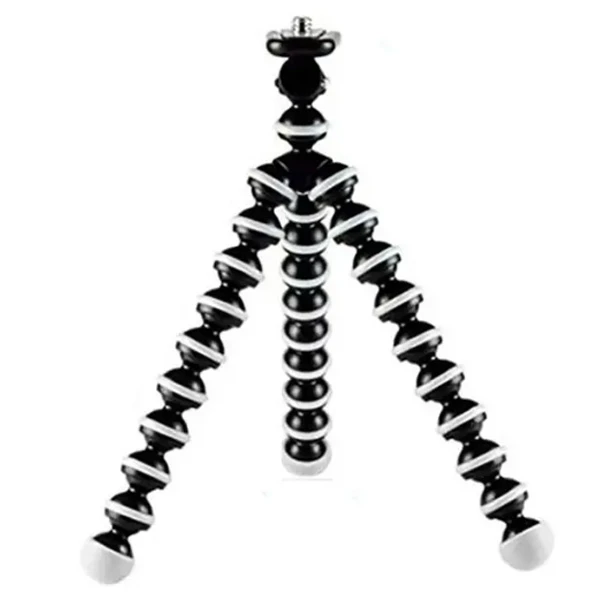 BLACK MINI OCTOPUS TRIPOD STAND FOR CAMERA AND MOBILE PHONE