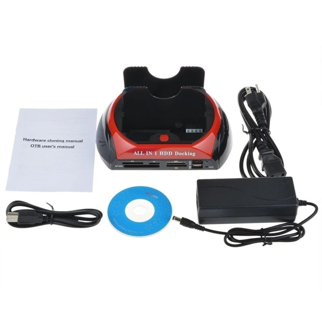 قاعدة توصيل أقراص صلبة متعددة الوظائف HAING HI-0575-U2H USB 2.0 (2.5/3.5 بوصة)