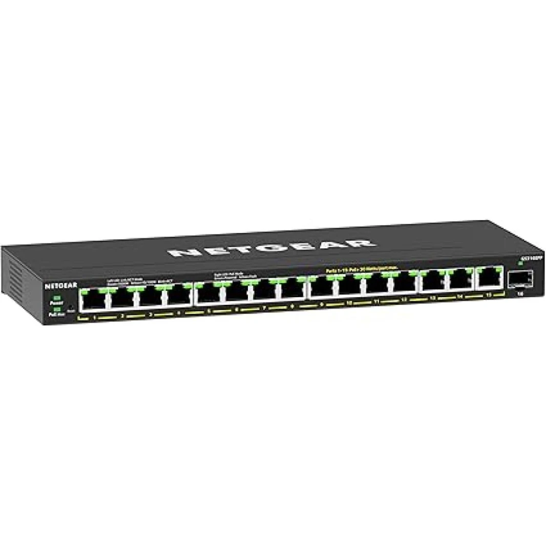 Switch Gui Component NETGEAR 16-Port PoE Gigabit Ethernet Plus Switch (GS316EPP) - Managed ...