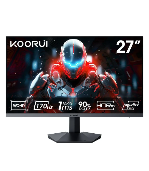 KOORUI GN03 27-inch QHD 2560 x 1440 170Hz PC Computer Monitor
