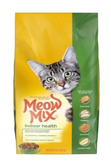 meow Mix Dry Cat Food for Indoor Cats 2800g