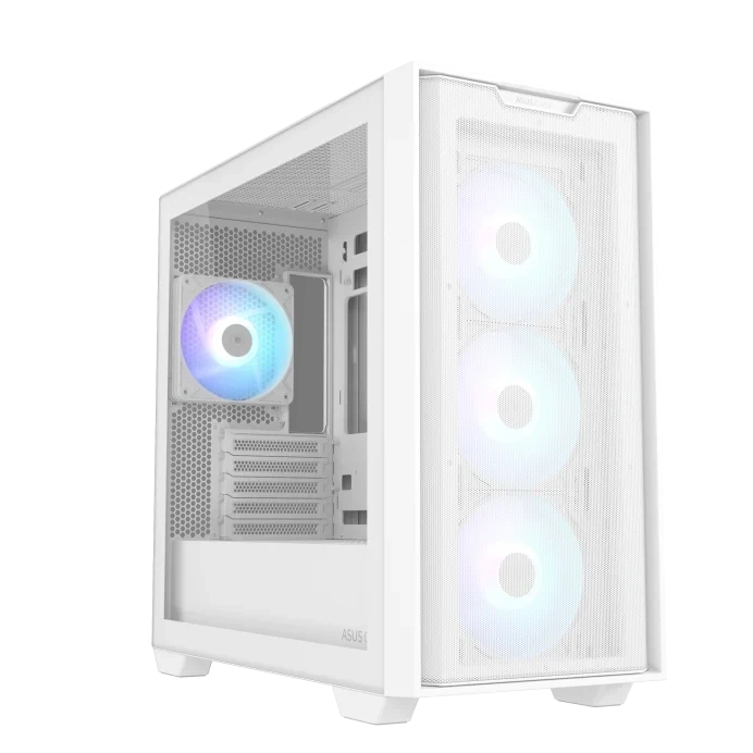 ASUS A21 PLUS microATX دعم للوحات الأم ذات الموصلات المخفية مراوح ARGB هيكل الألعاب