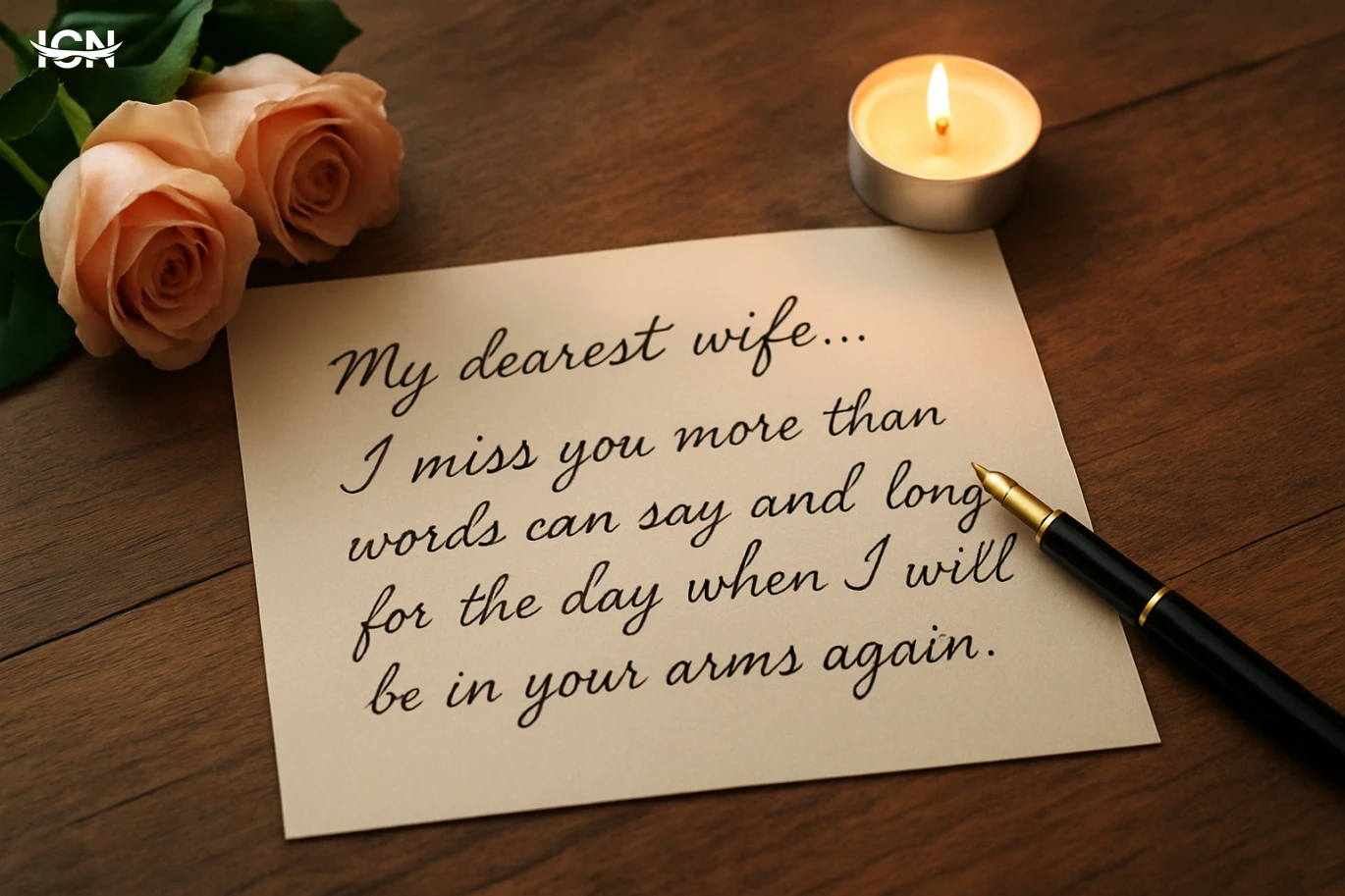 Warm Longing Notes for Your Wife