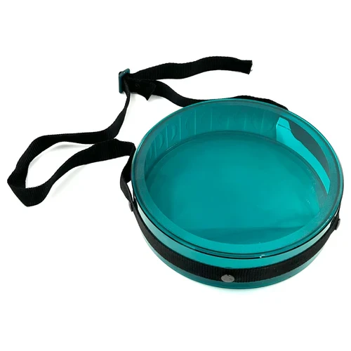 Carrousel Acrylic Round Gift Box with Shoulder Strap 26x7cm Transparent Colored - Pack of 1