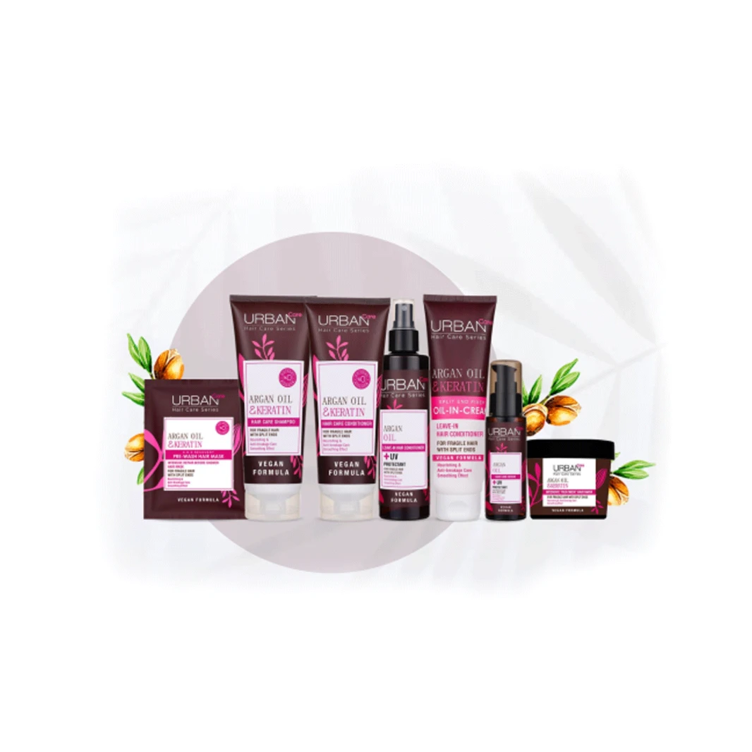 Urban Care Argan & Keratin Hair Care Collection
